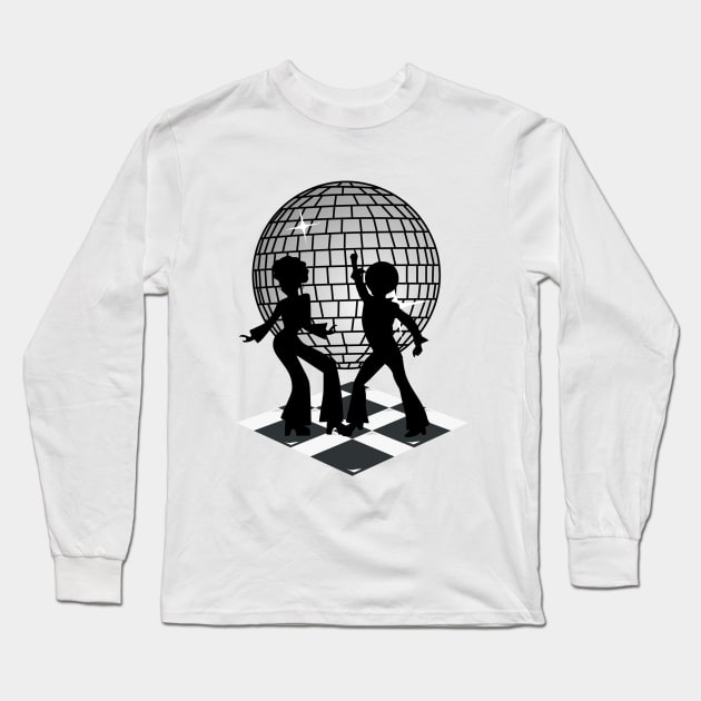 Retro Music DJ! Feel The Oldies! DANCE! Long Sleeve T-Shirt by ddtk